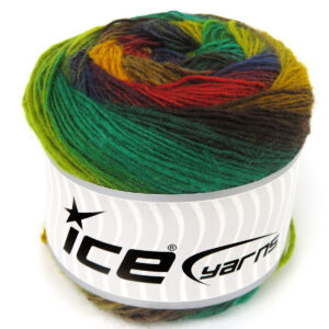 4x100gr Cakes Magic Sock Green Shades, Navy, Copper, Brown