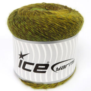 2x150gr Cakes Magic Wool Green shades, Brown