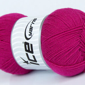4x100gr Solid Sock Fuchsia