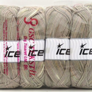 1x400gr Mixed Lot Multicolor Carnevale Yarns