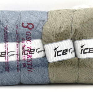 1x400gr Mixed Lot Multicolor Angora Luxe Yarns