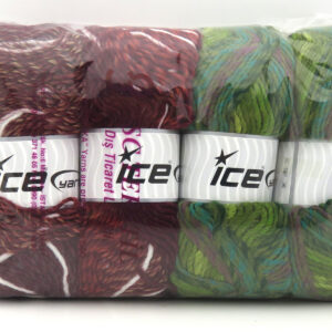 1x400gr Mixed Lot Multicolor Mystique Yarns