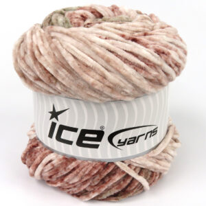 2x150gr Chenille Splash Burgundy, Pink Shades, Brown Shades