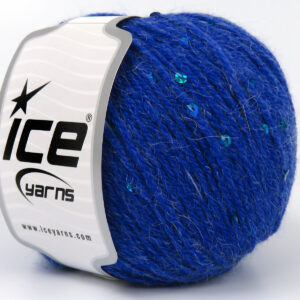 4x50gr Alpaca Paillette Blue