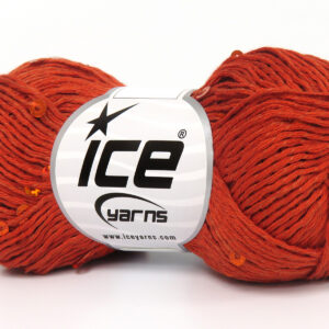 6x50gr Natural Cotton Light Paillette Copper