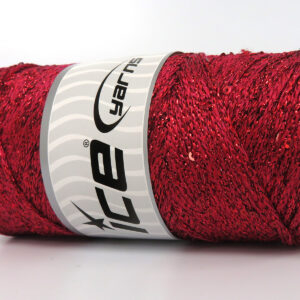 2x200gr Macrame Glitz Paillette Red