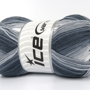 4x100gr Cotton Magic Grey Shades, Light Blue Shades