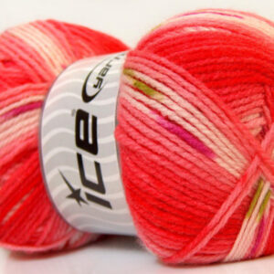 4x100gr Baby Design Red, Pink, White, Green