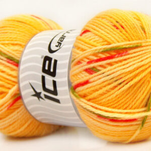 4x100gr Baby Design Gold, Yellow, Red, Green