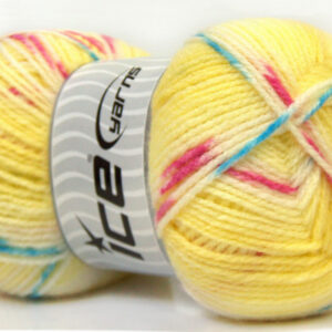 4x100gr Baby Design Yellow, White, Pink, Blue