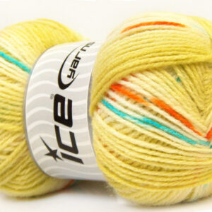 4x100gr Baby Design Light Green, White, Copper, Blue