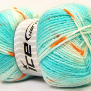 4x100gr Baby Design Turquoise, White, Copper