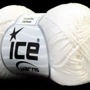 6x50gr Camilla Cotton White