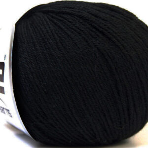 6x50gr Baby Merino Black