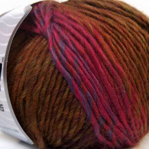 8x50gr Vivid Wool Green, Pink, Blue, Brown