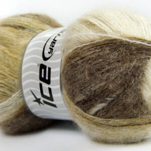 4x100gr Bermuda Mohair Camel, Green, White