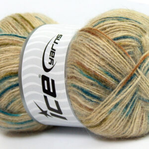 4x100gr Angora Supreme Color Beige, Blue, Brown