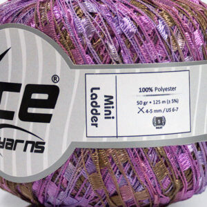 6x50gr Mini Ladder Orchid, Lilac, Camel Trellis