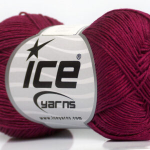 6x50gr Almina Cotton Burgundy