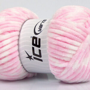 4x100gr Chenille Baby Colors Light Pink, White