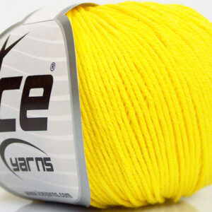 4x50gr Organic Baby Cotton Yellow