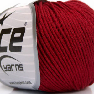 4x50gr Organic Baby Cotton Burgundy