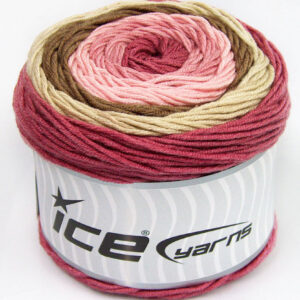 2x200gr Cakes Aran Orchid, Pink, Beige, Camel