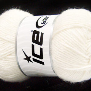 4x50gr Silk Merino DK Ecru