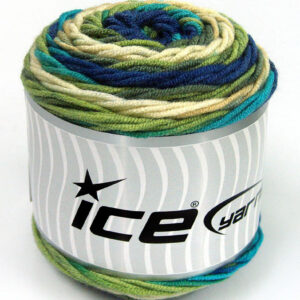 3x100gr Cakes Blues Turquoise, Navy, Cream, Green