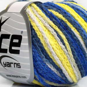 8x50gr Monaco Blue Shades, Yellow, White
