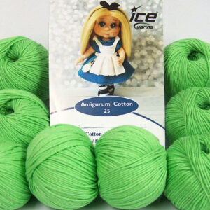8x25gr Amigurumi Cotton 25 Light Green