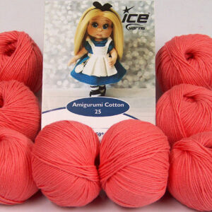 8x25gr Amigurumi Cotton 25 Salmon