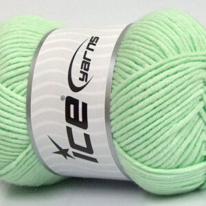 4x100gr Lorena Worsted Mint Green