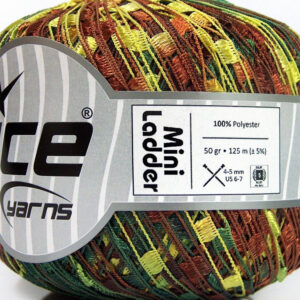 6x50gr Mini Ladder Green shades, Brown Shades Trellis