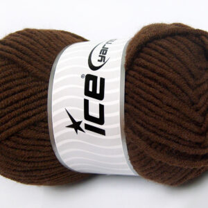 4x100gr Merino Chunky Dark Brown