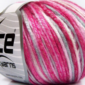 8x50gr Rockabilly Color Pink Shades, White, Light Grey