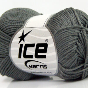 6x50gr Giza Cotton Dark Grey