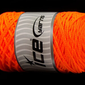 1x250gr Macrame Cotton Neon Orange
