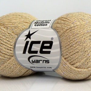 8x50gr Elegant Metallic Cotton Beige