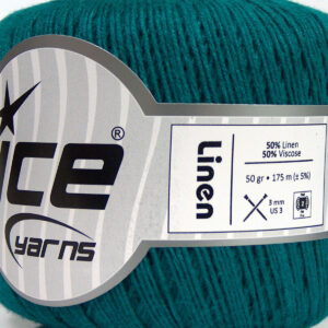 6x50gr Linen Emerald Green