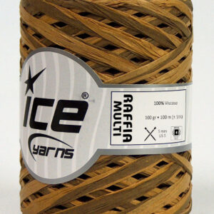 2x100gr Raffia Multi Brown Shades