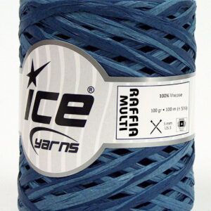2x100gr Raffia Multi Blue Shades