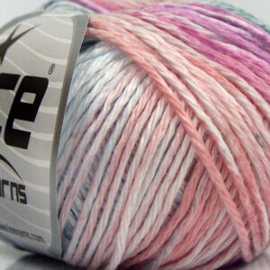 4x100gr Mona Lisa Light Salmon, White, Pink, Water Green