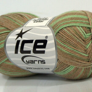 6x50gr Baby Summer Color Green Shades, Light Brown