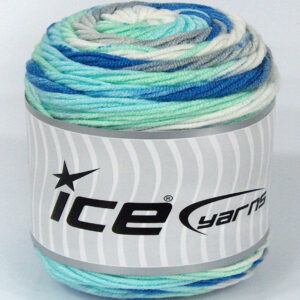 3x100gr Cakes Blues Baby Baby Blue, White, Mint Green, Grey, Purple