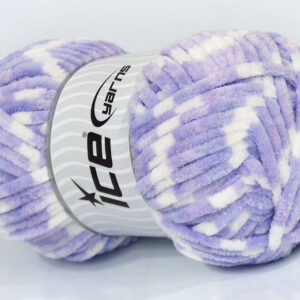 4x100gr Chenille Baby Colors Lilac, White