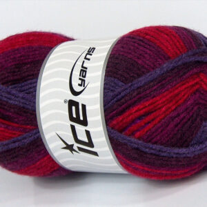 4x100gr Nice Baby Red, Lilac, Burgundy
