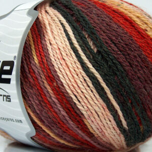4x100gr Alpaca Light Magic Red, Lilac, Gold