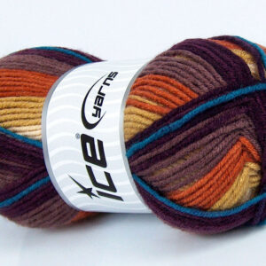 4x100gr Nice Baby Maroon Shades, Copper, Light Khaki, Turquoise