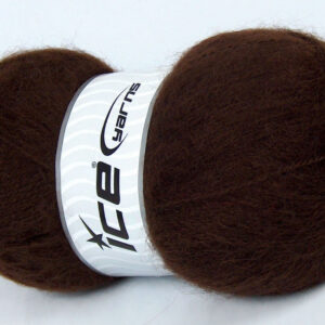 4x100gr Mohair Pastel Dark Brown